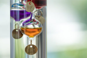 What a Galileo Thermometer Can Say about Your Thermostat